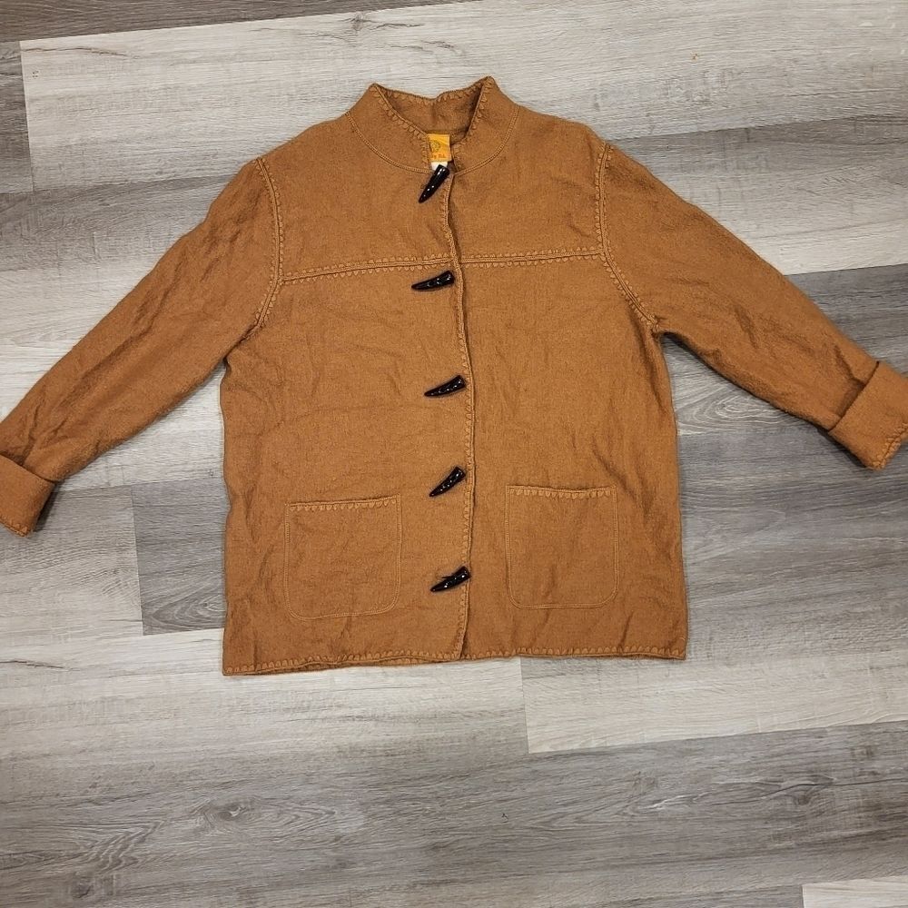 100%Wool Ruby Rd Boho Sweater - image 1